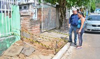 12/03/2019 - Vereador Nor Boeno conversa com moradores e encaminha problema relacionado à rede de esgoto no bairro São José