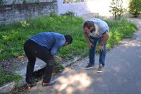 12/04/2019 – Vereador Cristiano Coller e Raizer Ferreira verificam situações em ruas de Novo Hamburgo