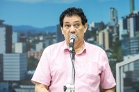 13/02/2020 - Vereador Inspetor Luz (MDB) solicita revitalização na faixa de pare na esquina das ruas Augusto Jung e Silveira Martins