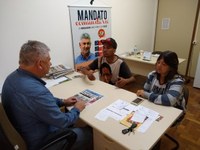 13/09/2019 - Vereador Nor Boeno recebe integrantes do Grupo Socorrista Anjos de Rua