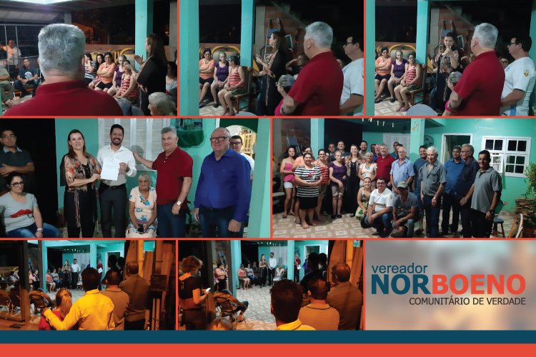 13/11/2019 - Prefeita Fátima Daudt participa de reunião com moradores a convite do vereador Nor Boeno