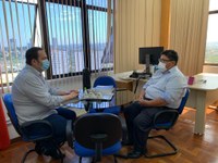 14/02/2022 - Em reunião com prefeito em exercício, vereador Enio Brizola reivindica demandas da comunidade 