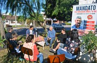 14/05/2018 - Nor Boeno realiza Mandato Comunitário no bairro Liberdade e encaminha pedidos