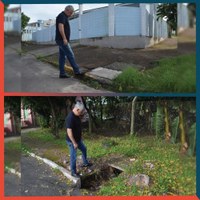 14/05/2019 - Vereador Nor Boeno visita os bairros Canudos e Santo Afonso e encaminha oito pedidos à Prefeitura