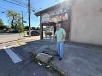 14/10/2025 - Nor Boeno fiscaliza reivindicação de comerciantes