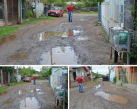 15/02/2019 - Nor Boeno solicita melhorias em ruas da Vila Getúlio Vargas após a chuva do dia 11 de fevereiro
