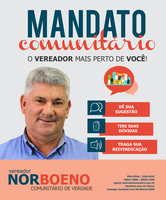 15/02/2018 - Vereador Nor Boeno realiza primeiro Mandato Comunitário de 2018 no bairro Santo Afonso