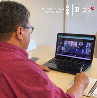15/02/2021 - Vereador Enio Brizola participa de reunião sobre o Programa Assistir 
