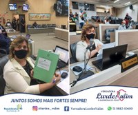 17/02/2022 - Projeto de Lei de autoria da vereadora Lurdes Valim (Republicanos) foi apresentado nesta semana