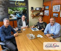 16/03/2022 – Lourdes Valim visita deputado Sergio Peres