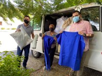 16/04/2021 - Raizer participa de entrega de doações do grupo Cáritas ao Hospital Municipal