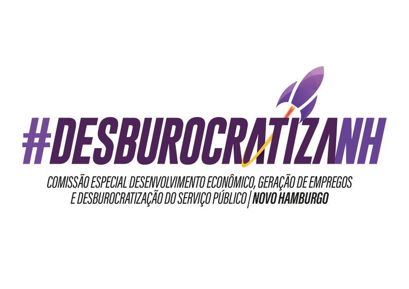 17/03/2021 - Gustavo Finck apresenta a logomarca da comissão que desburocratiza o serviço público