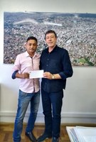 18/04/2019 - Sergio Hanich recebe visita de Nilson Mendes