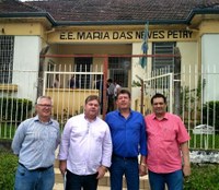 19/02/2018 - Vereador Serjão participa de formalização de início de obras em duas escolas estaduais