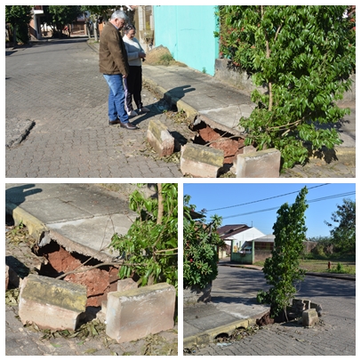 19/07/2018 - Vereador Nor Boeno reforça pedido de conserto de infiltração no loteamento Conovesp