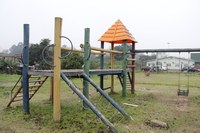 19/07/2022 - Vereador Brizola organiza mutirão para conserto de praça