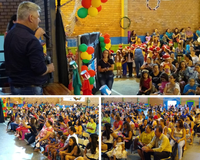 19/12/2018 - Nor Boeno recebe os agradecimentos da escola Trancredo Neves pela destinação de R$ 10 mil