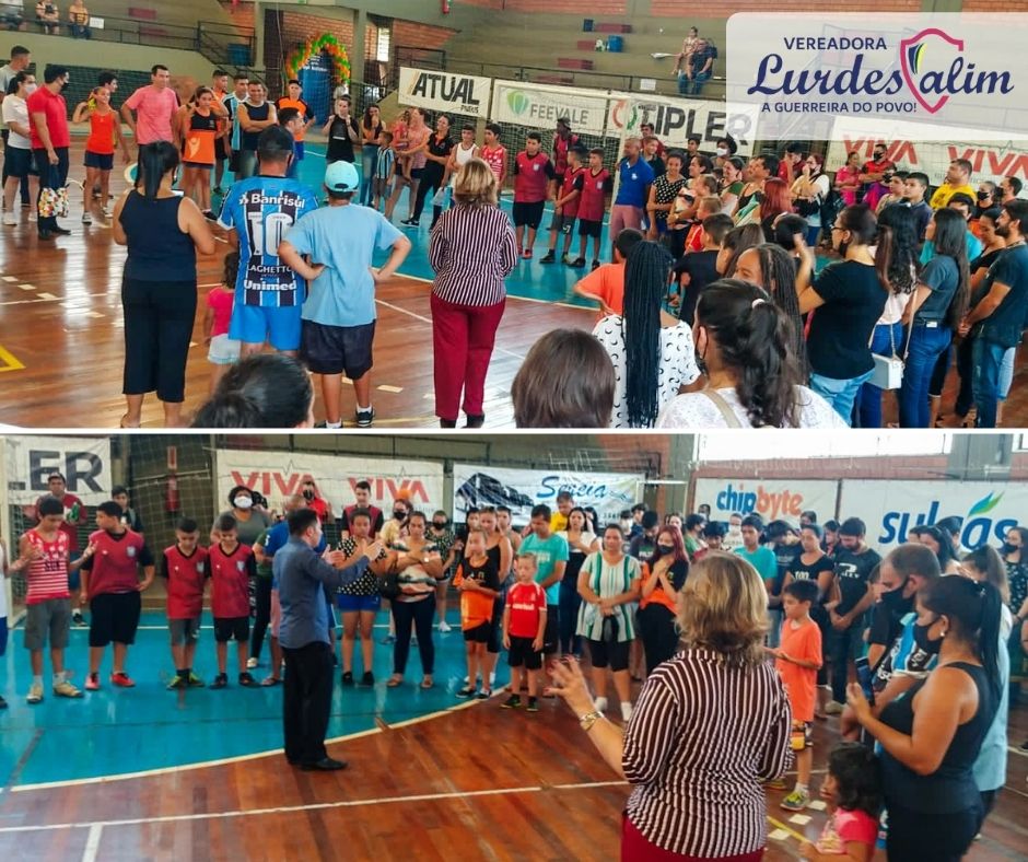 2/3/2022 - Vereadora Lourdes Valim participou de projeto no Ginásio Agostinho Emilio Cavasotto