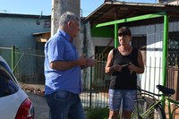 20/02/2018 - Vereador Nor Boeno realiza ação do Mandato Comunitário no bairro Santo Afonso e encaminha pedidos