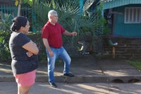20/05/2019 - Nor Boeno requer transferência de rede de água situada dentro de terrenos e casas para o passeio público no bairro São José