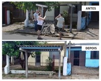 20/11/2018 -  Vereador Nor Boeno tem pedido de recolocação de telhado em parada de ônibus atendido 