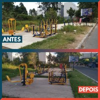 21/02/2020 - Vereador Nor Boeno tem pedido de capina e roçada em praça atendido