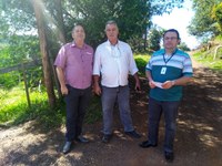 22/03/2018 - Vereador Gabriel Chassot realiza visita com o diretor de Infraestrutura no bairro São José
