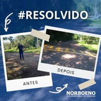 22/03/2022 - Vereador Nor Boeno tem pedido atendido no bairro Roselândia 