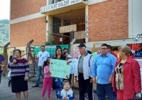 22/08/2017 - Gabinete: Vereador Brizola acompanha comunidade do Kephas em manifestação pela segurança