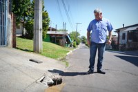 22/11/2017 - Gabinete: Vereador Nor Boeno solicita conserto de mais uma infiltração do bairro Canudos