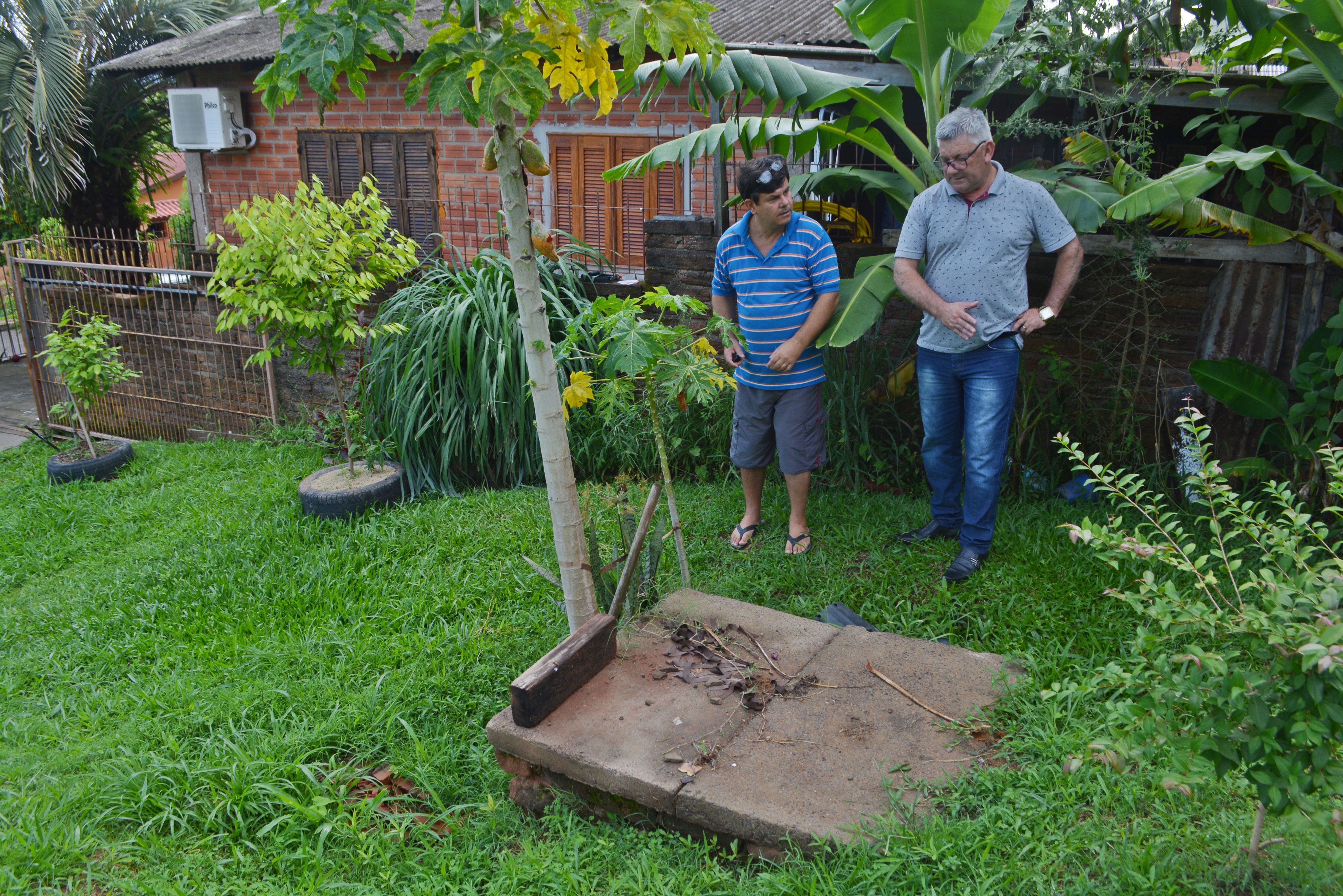 23/01/2019 -  Vereador Nor Boeno solicita conserto de infiltração em boca de lobo na Vila Kunz