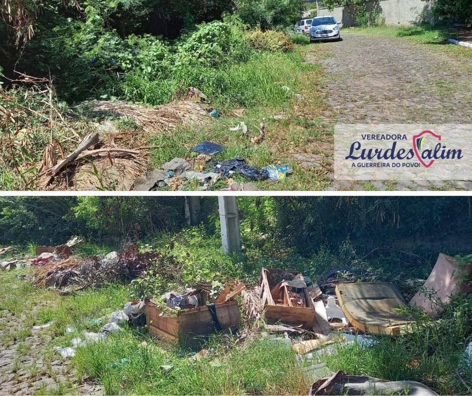 23/03/2022 - Lourdes Valim fiscaliza local de pedido de providências no bairro Guarani