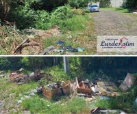 23/03/2022 - Lourdes Valim fiscaliza local de pedido de providências no bairro Guarani