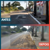 23/06/2020 - Vereador Nor Boeno tem pedido atendido na avenida Octávio Oscar Bender em Canudos