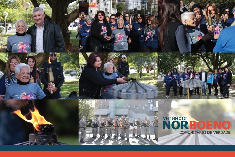 23/08/2019 - Vereador Nor Boeno prestigia a chegada do Fogo Simbólico da Pátria a Novo Hamburgo