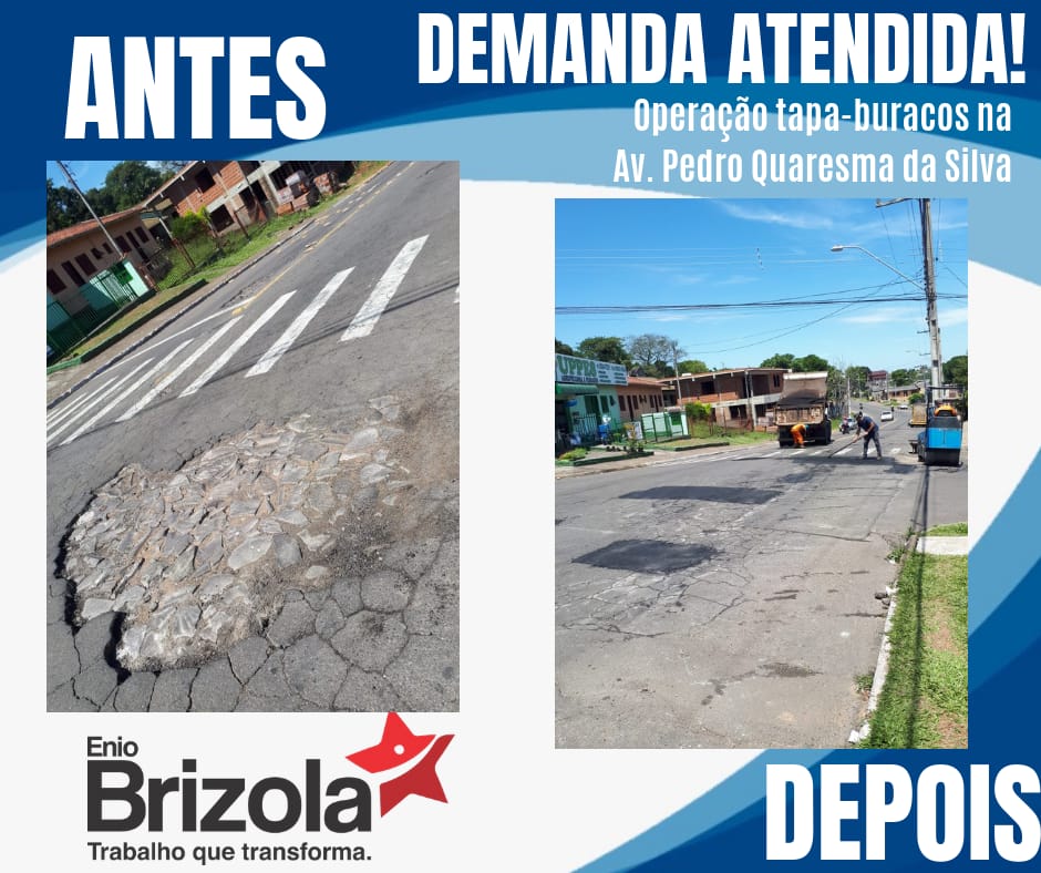 23/10/2018 - Operação Tapa- Buracos chega à Boa Saúde