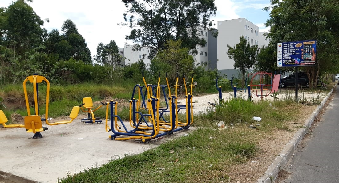 24/01/2020 - Gabinete do vereador Nor Boeno protocola pedido de capina e roçada em espaço de esporte e lazer na Marisol