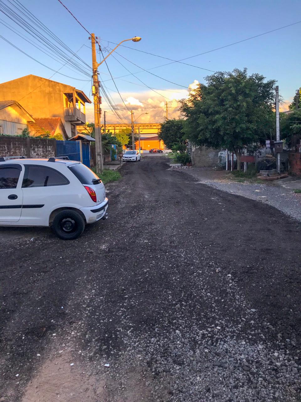 24/02/2021 - Vereador Gustavo Finck tem demanda atendida no bairro liberdade 