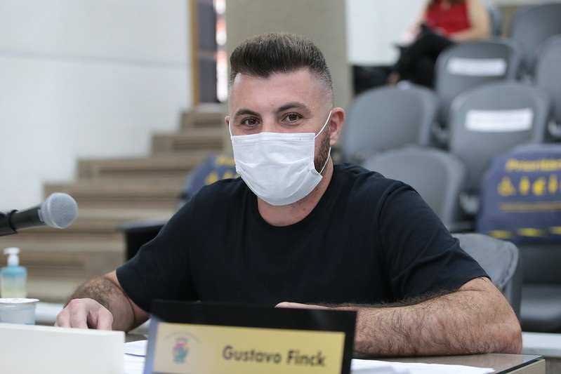 24/03/2021 - Vereador Gustavo Finck propõe audiência pública para debater o futuro da Comusa