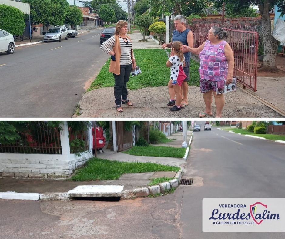 24/03/2022 - Vereadora Lourdes Valim atende chamado da comunidade do bairro Boa Saúde