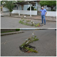 25/07/2018 - Vereador Nor Boeno solicita providências para infiltração no bairro São Jorge 