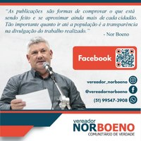 25/07/2019 - Nor Boeno defende a presença do político nas ruas e o uso das redes sociais para prestar contas à população