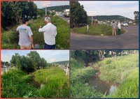 25/11/2019 - Vereador Nor Boeno dialoga com morador do bairro São José