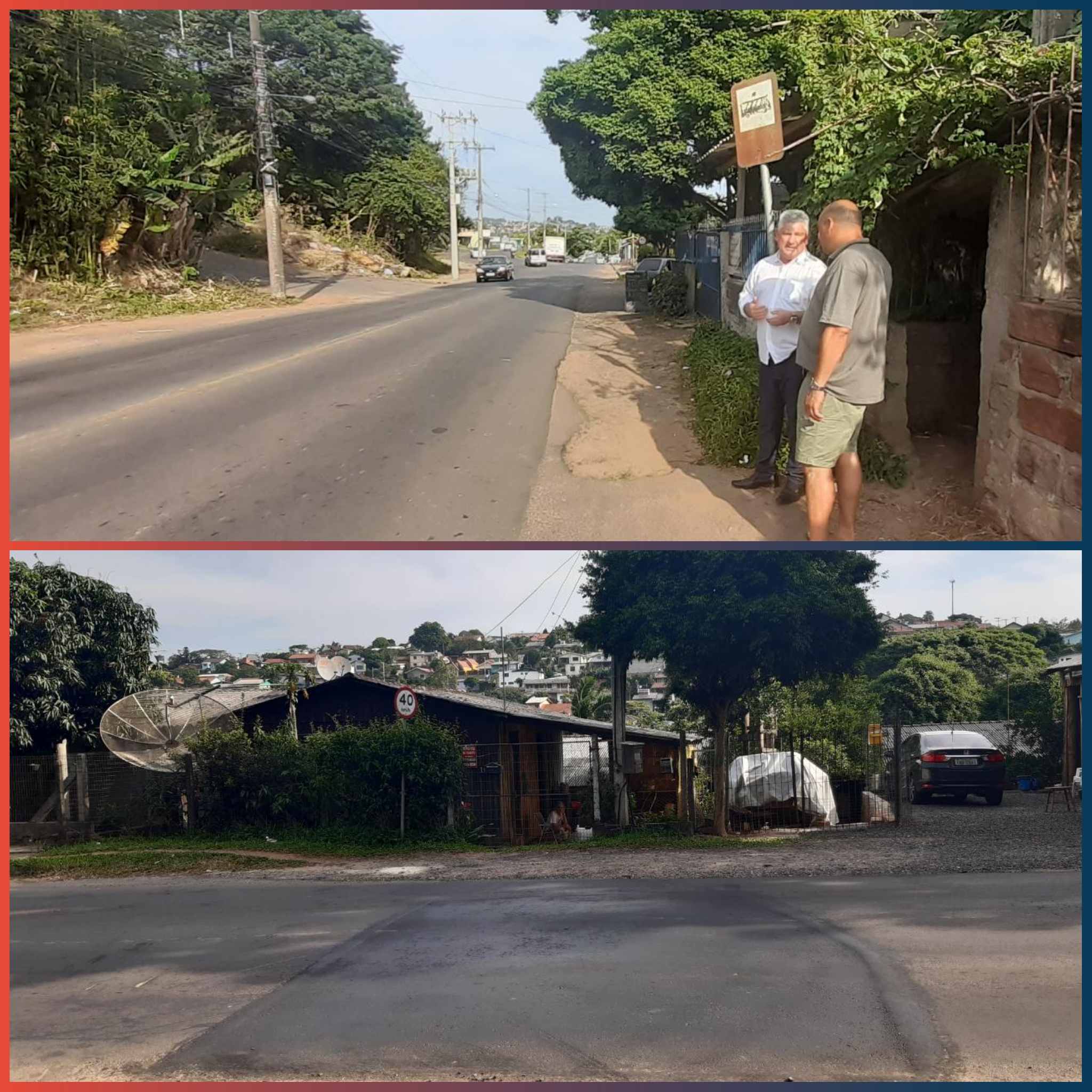 25/11/2019 - Vereador Nor Boeno recebe demandas de comerciante no bairro Rincão