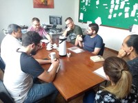 26/10/2018 - Vereador Vladi Lourenço apresenta artistas locais ao  secretário de Cultura Ralfe Cardoso