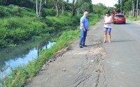 27/03/2018 - Vereador Nor Boeno solicita conserto de asfalto no bairro Santo Afonso