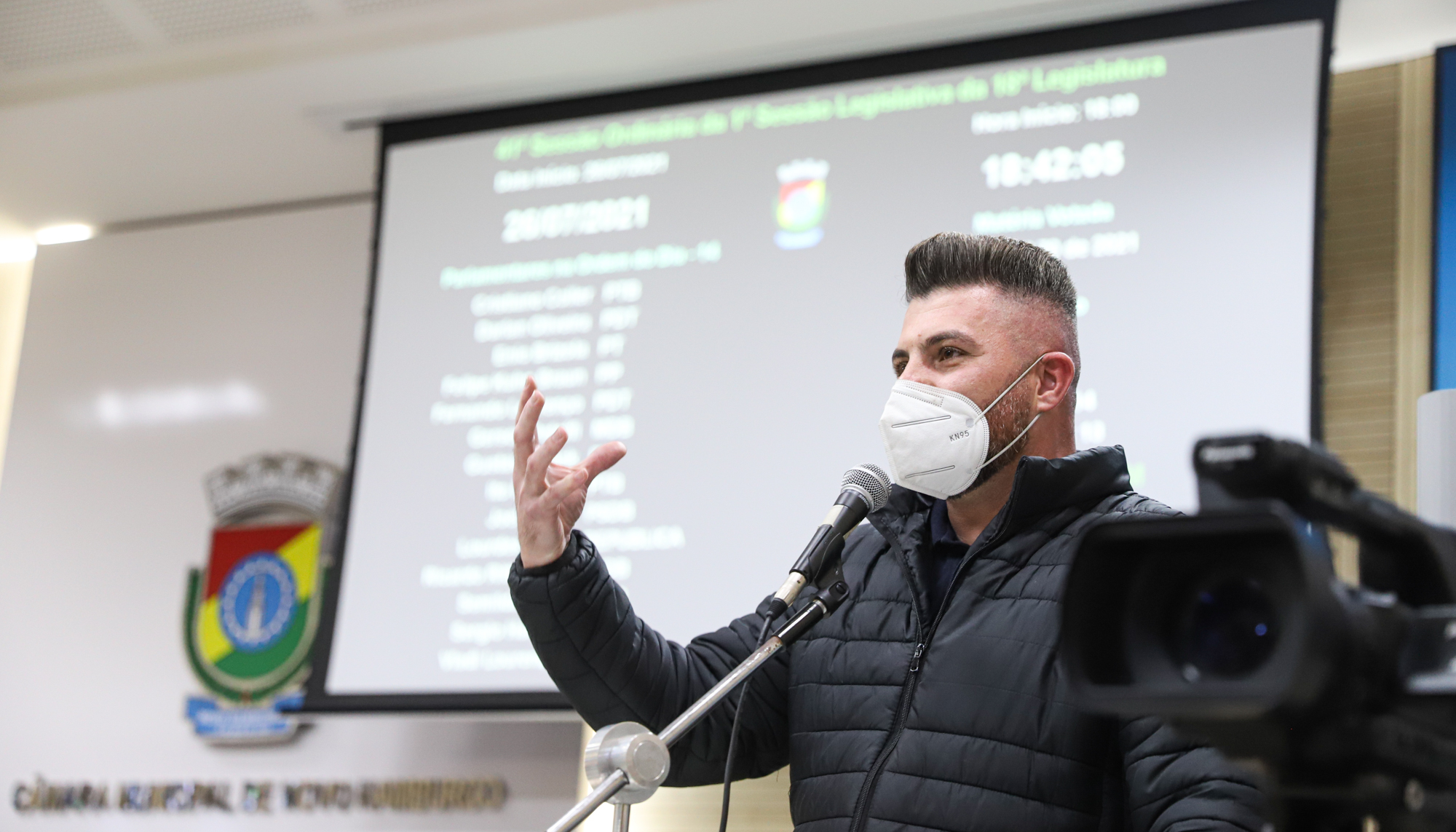 27/07/2021 - Vereador Gustavo Finck tem projeto que cria a Semana do Empreendedorismo aprovado