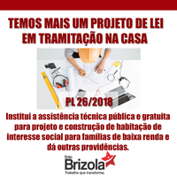 28/03/2018 - Vereador Enio Brizola protocola seu quarto projeto de lei em 2018