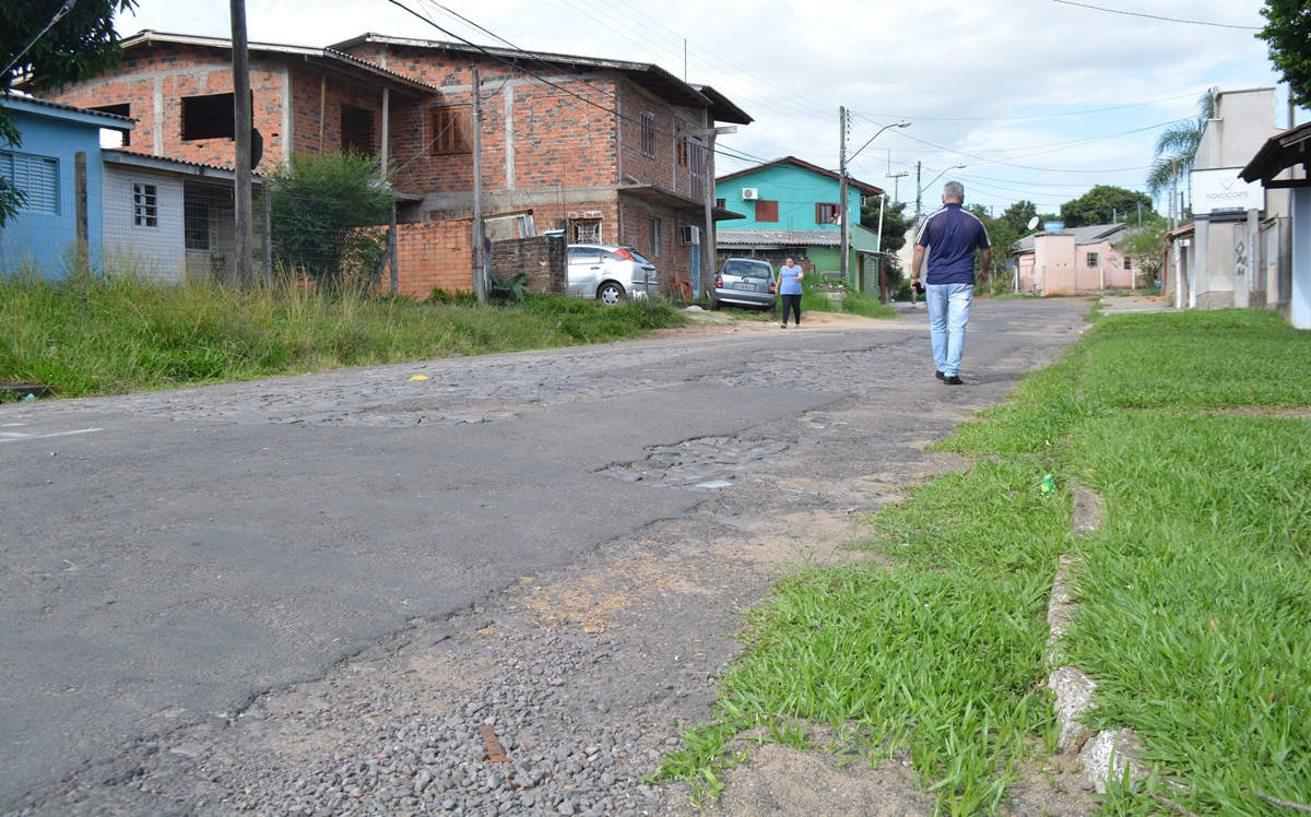 28/03/2019 - Vereador Nor Boeno solicita melhorias na rua Alonso Berwanger em Canudos