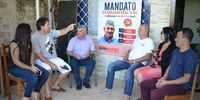 28/08/2017 - Gabinete: Santo Afonso recebe Mandato Comunitário do vereador Nor Boeno